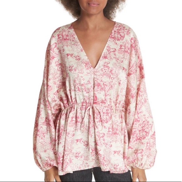 Elizabeth and James Tops - 🆕 ELIZABETH AND JAMES Angela Toile Blouse